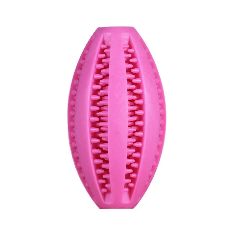 Pet Dog Chew Toys Teeth Cleaning Snack Ball Pet Dog Toy Ball Natural Rubber Super Tough Interactive Bouncy Pet Supplies