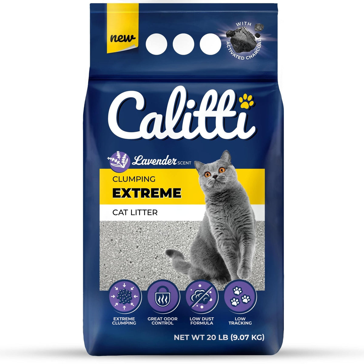 Calitti Extreme Clumping Cat Litter, 20 lbs